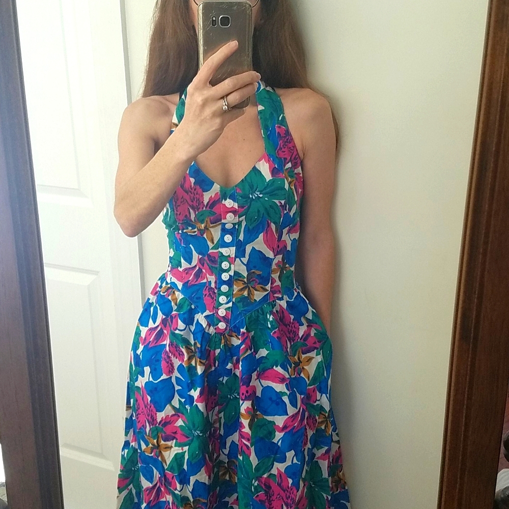 Vintage Halter Dress